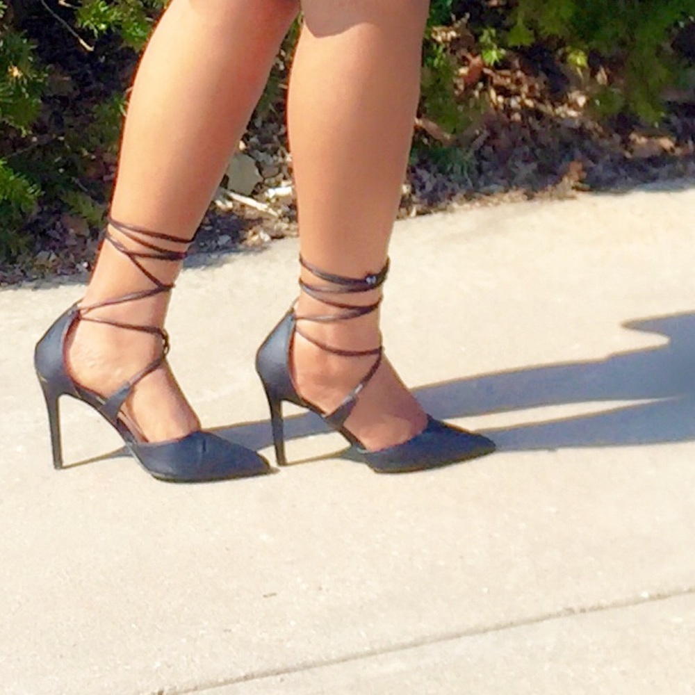Sexy black heels